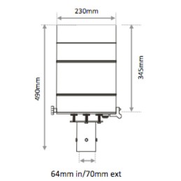 PL400 Pluviômetro classe A de 400 cm²