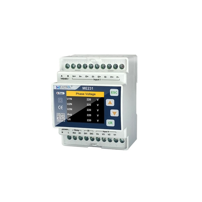 ME231 Three-phase Multifunctional Smart Meter MEATROL MYJ