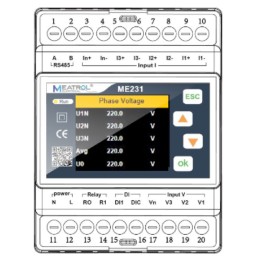 ME231 Medidor inteligente multifuncional trifásico MEATROL MYJ