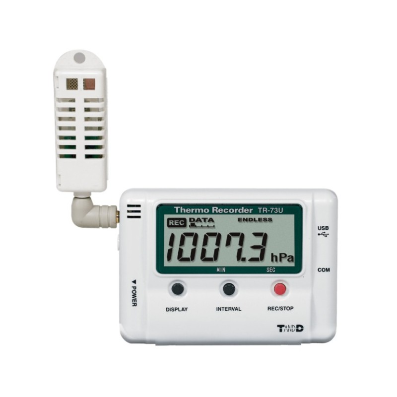 TR-73U Logger For Measuring Temperature, Humidity and Barometric Pressure from 750 to 1100 hPa