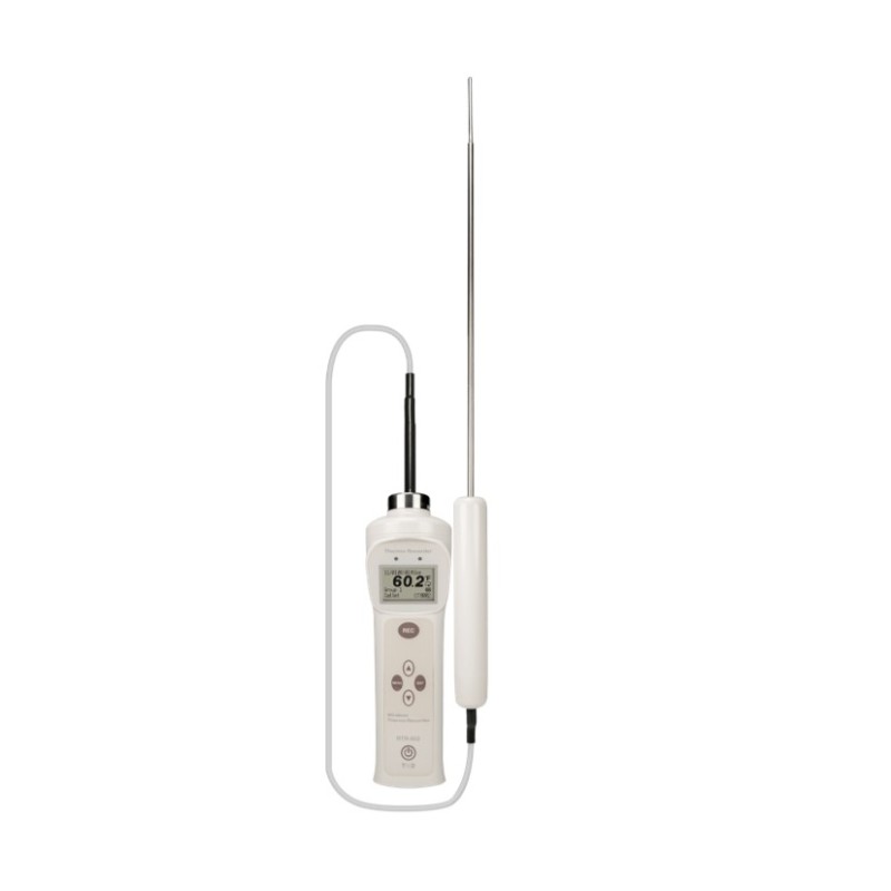 RTR-602EL Registrador de datos de temperatura central de Alimentos con sensor de punta redonda larga y cable