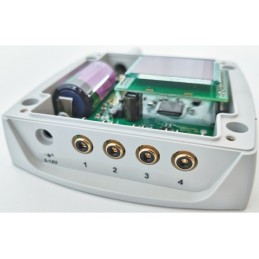 W0841E Sensor de temperatura sem fio com 4 sondas externas Pt1000 com conector CINCH, IoT Sigfox