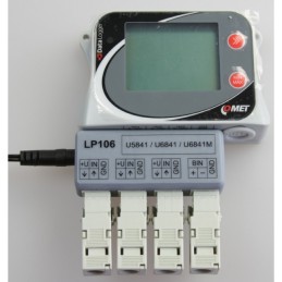 U6841 Data logger for 3 current inputs 0-20mA and 1 two-state input