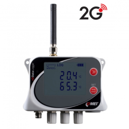 U0141M IoT Wireless Temperature Datalogger for 4 external probes, with built-in 2G modem