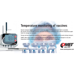 U0141G Registador de Temperatura Sem fios IoT para 4 Sondas externas, com Modem 4G integrado