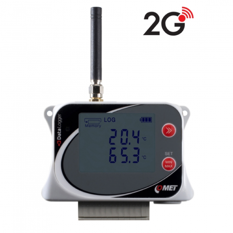 U0141TM IoT Wireless Temperature Datalogger for 4 external probes, with built-in GSM modem