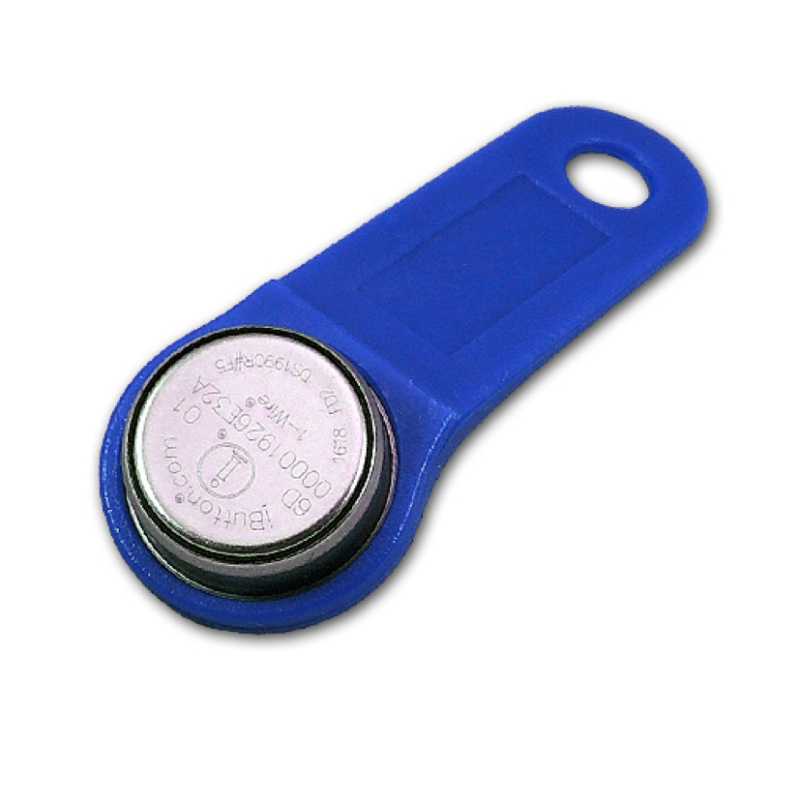 iButton Keyfob (Blue) Assembled iButton Keyfob with DS1990 iButton