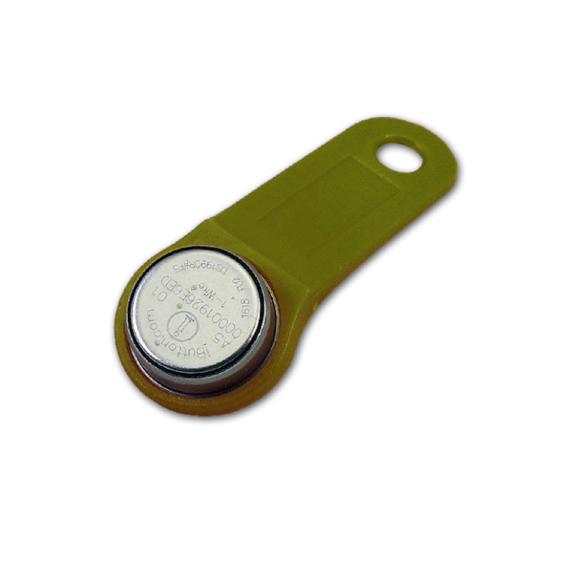 iButton Keyfob (Olive) Assembled iButton Keyfob with DS1990 iButton