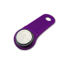 Llavero iButton (Morado) Llavero iButton ensamblado con iButton DS1990