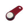 Llavero iButton (Rojo oscuro) Llavero iButton ensamblado con iButton DS1990