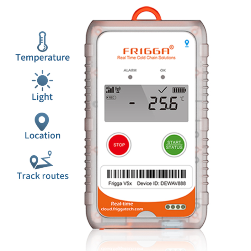 V5D (2G-60) Real-time Temperature Positioning Monitor (Single-use)