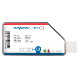 S1 PRO tempmate.® TEMPERATURE RECORDER. USB Single use MYJ