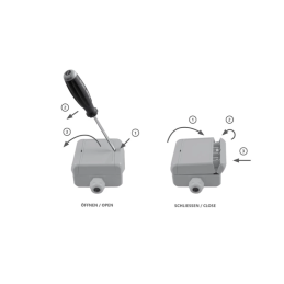 FS1600 Dispositivo de medición multisensor con hasta 8 sensores para montaje en superficie, con pantalla, Modbus RTU