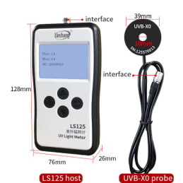 LS125 UV Light Meter +UVB-X0 Prob