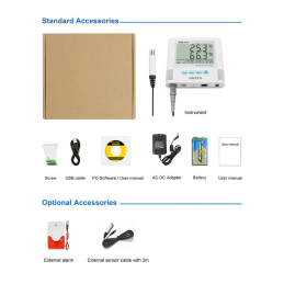 S500-EX Registrador de Dados de Temperatura e Umidade MYJ