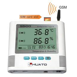 S500 GSM Alarm Temperature and Humidity Data Logger