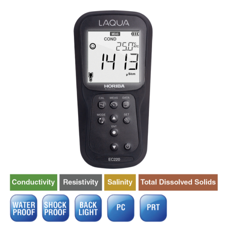 LAQUA‐EC220 Medidor portátil de Conductividad, Resistividad MYJ