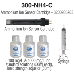 300-NH4-C Cartucho de Sensor de Iões de Amónio