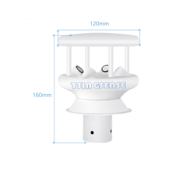 MYJ- MWTS02 Sensor Meteorológico de Dirección y Velocidad del Viento Ultrasónico en Miniatura