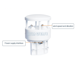 MYJ-WTS200 Instrumento Meteorológico com Sensor Ultrassónico de Velocidade e Direção do Vento