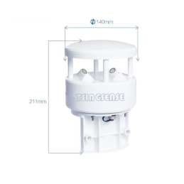 MYJ-WTS200 Instrumento Meteorológico con Sensor Ultrasónico de Velocidad y Dirección del Viento