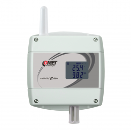 W6810 Sensor Sem fios de Temperatura, Humidade relativa e CO2 para IoT