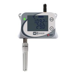 W7710 WiFi Temperature, Relative Humidity and Atmospheric Pressure sensor with Integrated robe