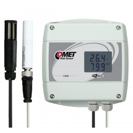 T6641 Sensor Web com PoE: Medição Remota de Temperatura, Humidade e Concentração de CO2 com Interface Ethernet