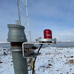 AL-120 Soporte de montaje del sensor solar con placa niveladora