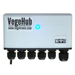 VegeHub -Hub de control WiFi para sensores locales o remotos (1 o 4 entradas)