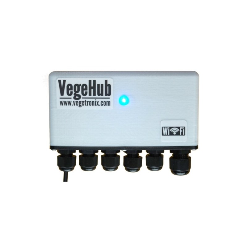 VegeHub WiFi Control Hub for Local or Remote Sensors (1 or 4 Inputs)