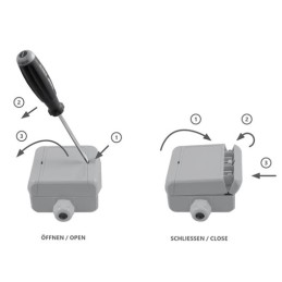 FS1309 Oxygen Transducer for Surface Mounting, Modbus RTU MYJ